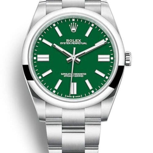 Rolex Oyster Perpetual Lady 41mm Green Dial